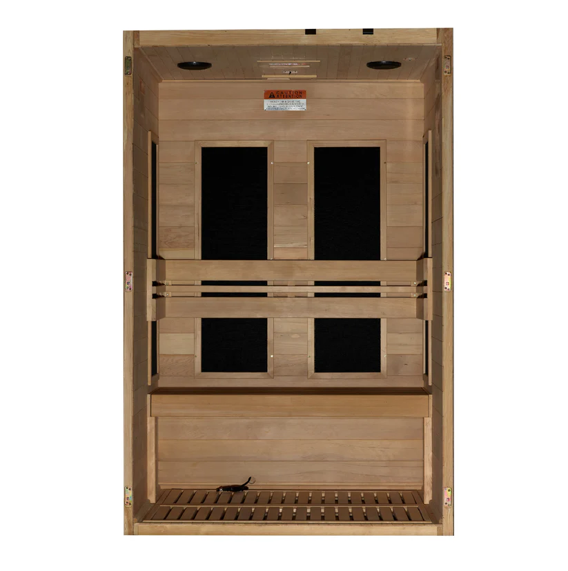 Dynamic Lucca Elite - 2 Person Ultra Low EMF FAR IR Sauna DYN-6215-05 Elite