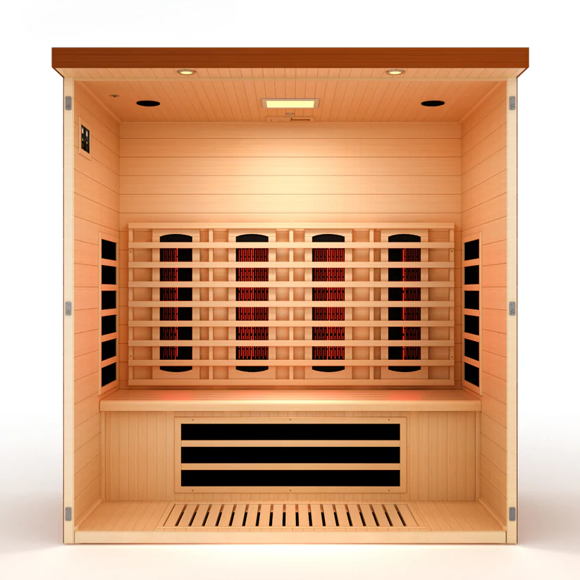 Dynamic Vila Grande 4 Person Full Spectrum Nero Zero EMF FAR IR Sauna