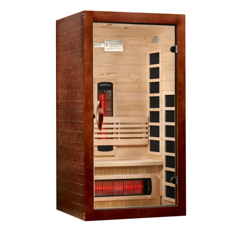 Dynamic Santorini 1-2 Person Full Spectrum Near Zero EMF FAR IR Sauna